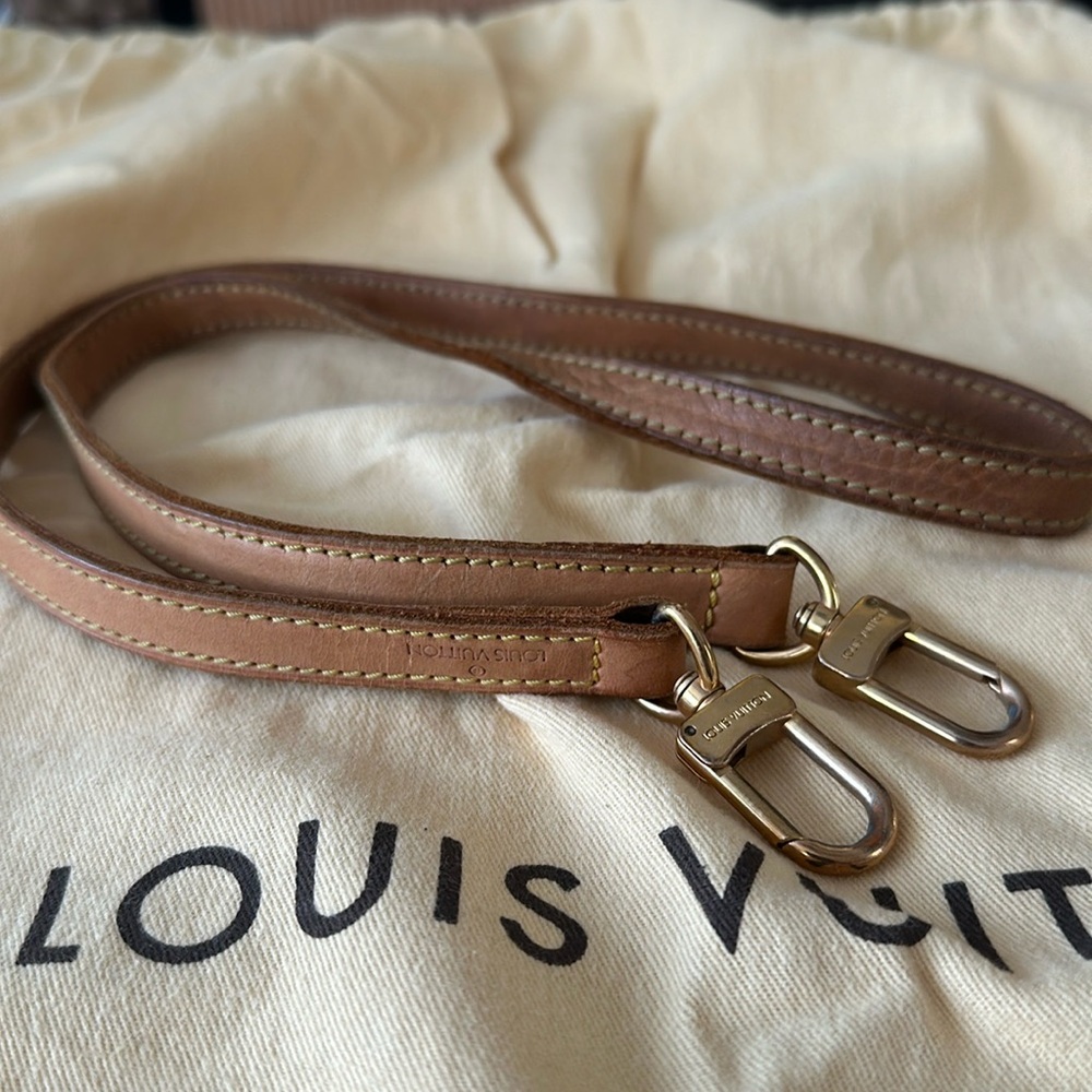 Louis Vuitton leather strap